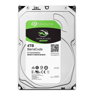 Disco Duro Interno Seagate Barracuda SATA 3 4TB 3,5 ''