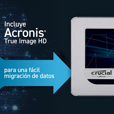 Disco Duro SSD Crucial 2,5 '' 1TB 3D NAND SATA MX500