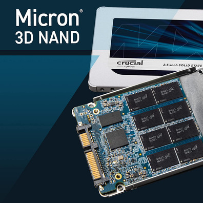 Disco Duro SSD Crucial 2,5 '' 500GB 3D NAND SATA MX500