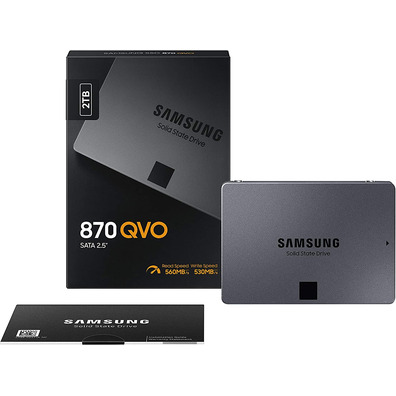 Disco Duro SSD Samsung 870 QVO 2TB SATA 3 2,5 ''