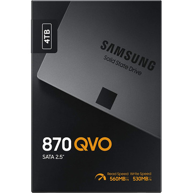Disco Duro SSD Samsung 870 QVO 4TB SATA 3 2,5 ''