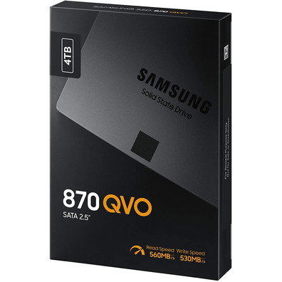 Disco Duro SSD Samsung 870 QVO 4TB SATA 3 2,5 ''