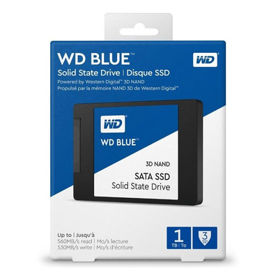 Disco Duro SSD Western Digital Blue SATA 3 1TB 2,5 ''