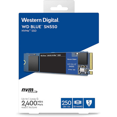 Disco Duro Western Digital Blue Blue M2 SSD 250GB PCIe SN550 NVMe