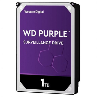 Disco Duro Western Digital Roxo (Videovigilancia) 1TB 3,5 '' SATA 3