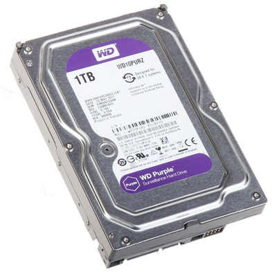 Disco Duro Western Digital Roxo (Videovigilancia) 1TB 3,5 '' SATA 3