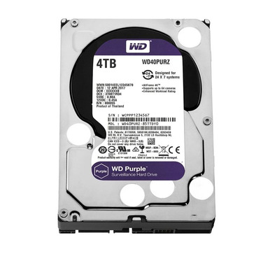 Disco Duro Western Digital Roxo (Videovigilancia) 4TB 3,5 '' SATA 3