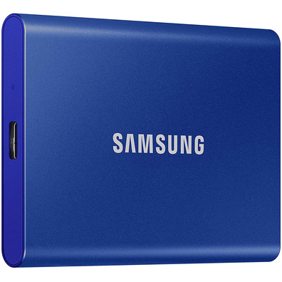 Disco rígido SSD Samsung Portátil T7 1TB USB Azul