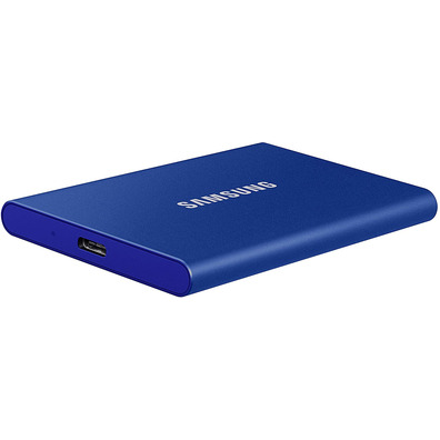 Disco rígido SSD Samsung Portátil T7 500GB USB Azul