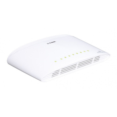 Switch 8 puertos 10/100/1 Gbit D-Link DGS-1008D