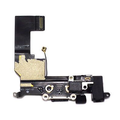 Repuesto Dock Connector para iPhone 5S Preto