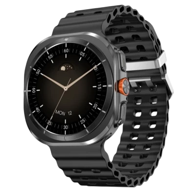 Smartwatch DT NO.1 Watch Ultra Mini em Preto - Modelo Elegante e Funcional
