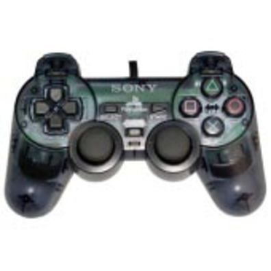 Dual Shock 2 Negro Transparente