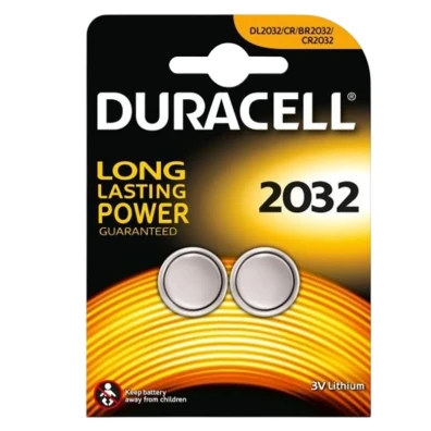 Duracell Pack x2 Pila de Botão 2032 3V - Pilas Duracell