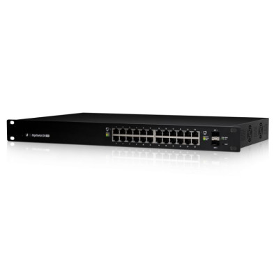 Switch UBIQUITI EDGE 24 Portos ES24-250W Rack PoE+ para Redes