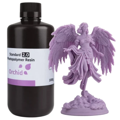 ELEGOO Resina Padrão v2.0 orquídea - 1KG para Impressoras 3D LCD