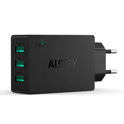 Enchufe USB de 3 portos Aukey