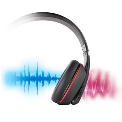 Sistema de energia Bluetooth auricular BT8 NFC negativo / vermelho