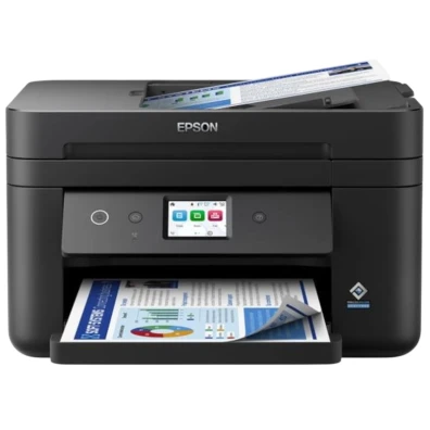 Impressora Epson WorkForce WF-2960DWF Multifunção Tinta Cor WiFi Preto
