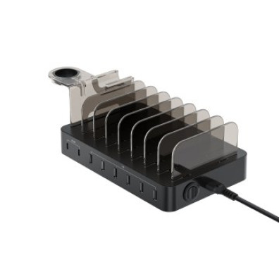 Estação de Carga USB Conceptronic 75W - 6xUSB-A 2xUSB-C PD