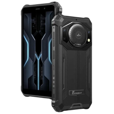 Fossibot F101P Preto 4GB/64GB - smartphone de alta capacidade e design elegante