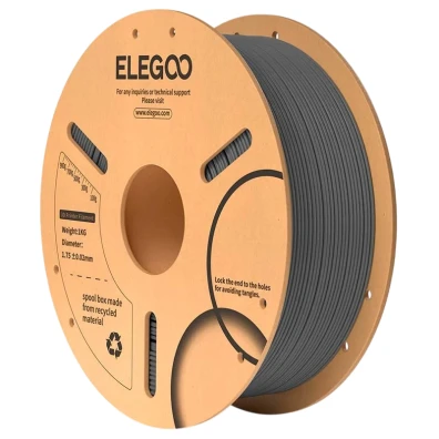 ELEGOO PLA Gris Espacial 1.75mm 1kg para Impressoras 3D FDM