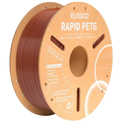 ELEGOO Rapid PETG Marrón 1.75mm - Filamento para Impressoras 3D FDM Bobina 1kg