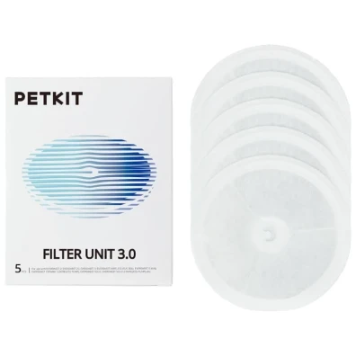 Filtros Petkit Filter Unit 3.0 para Bebedouros Automáticos - Kit 5 Unidades