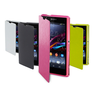 Funda muvit Easy Folio Sony Xperia Z1 Compact Amarelo