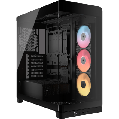 CAIXA CORSAIR SEMITORRE ATX FRAME 4500X NEGRO A-RGB TG