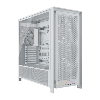 CAIXA SEMITORRE CORSAIR ATX FRAME 5000D RS TG BLANCO