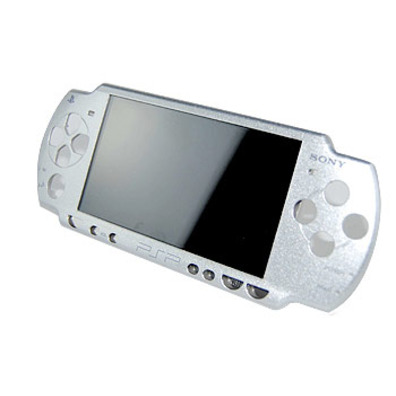 Face Plate Original PSP Slim Prata