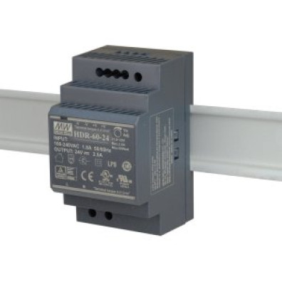 Fonte de Alimentação D-Link DIS-H60-24 para Switches Industriais 60W 24V DC