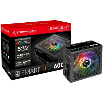 Fuente de alimentación Thermaltake Smart RGB ATX 600W