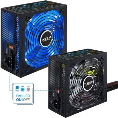 Fonte de alimentação TooQ Xtreme Gaming Energy II 800W ATX
