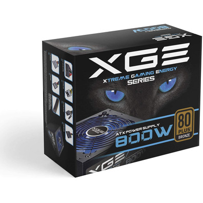 Fonte de alimentação TooQ Xtreme Gaming Energy II 800W ATX