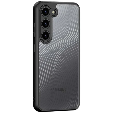 Base rígida Samsung Galaxy S23 Negro+Transparente Anti-Scratch Shell