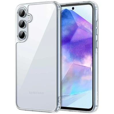 Funda Antigolpes Premium Samsung Galaxy A55 5G Acrílico Anti-Amarillo Transparente
