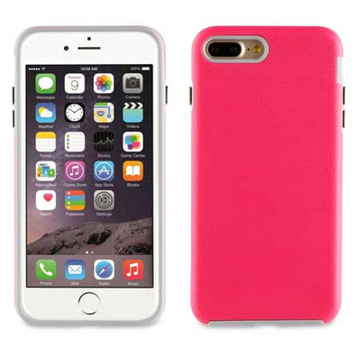 Funda Antishock Antideslizante Fucsia iPhone 7 Plus Muvit Pro