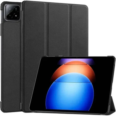 Capa inteligente Xiaomi Pad 6S Pro 12.4 + Suporte preto - CROCOCASE