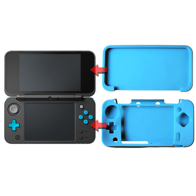 Funda de Silicoa para Nintendo 2DS XL Light Blue