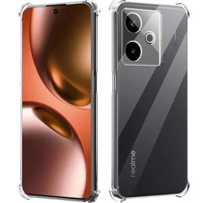 Base de silicone reforçada Realme GT 7 por CROCOCASE