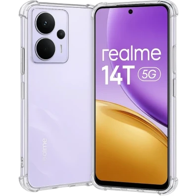 Base de silicone Realme 14T Reforzada - Marca CROCOCASE