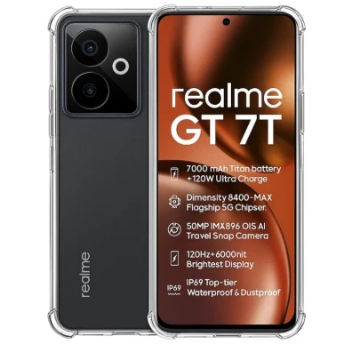 Base Realme GT 7T - silicone Reforzada CROCOCASE
