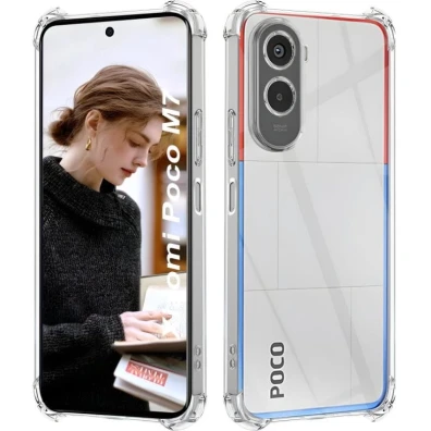 Capa de silicone reforçada Xiaomi Pouco M7 4G - Marca CROCOCASE - Protege seu dispositivo