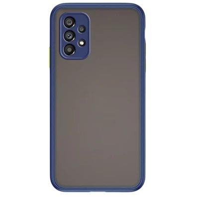 Capa Dual Samsung Galaxy A53 5G Azul e Amarelo - CROCOCASE