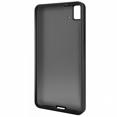 Carcaça bq Aquaris E4.5 Gummie Cover Preto / verde