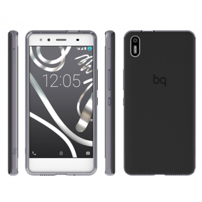 Caso Black Gummy BQ Aquaris X5
