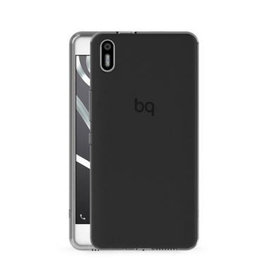 Caso Black Gummy BQ Aquaris X5
