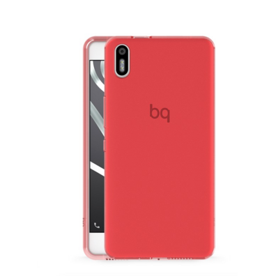 Caso Red Gummy BQ Aquaris X5